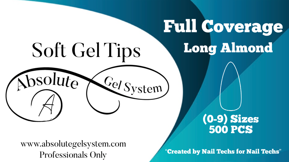 Long Almond Soft Gel Full Coverage | Absolute Gel System