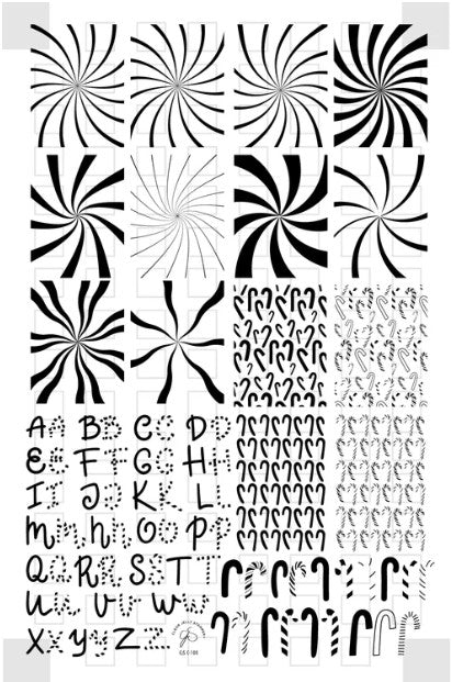 
                  
                    CjSC-100 - Peppermint Parade |  Clear Jelly Stamping Plate
                  
                