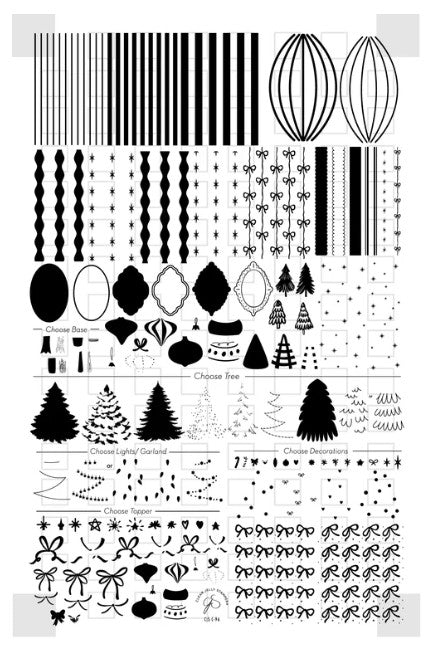 
                  
                    CjSC-096 - Vintage Chic Christmas |  Clear Jelly Stamping Plate
                  
                