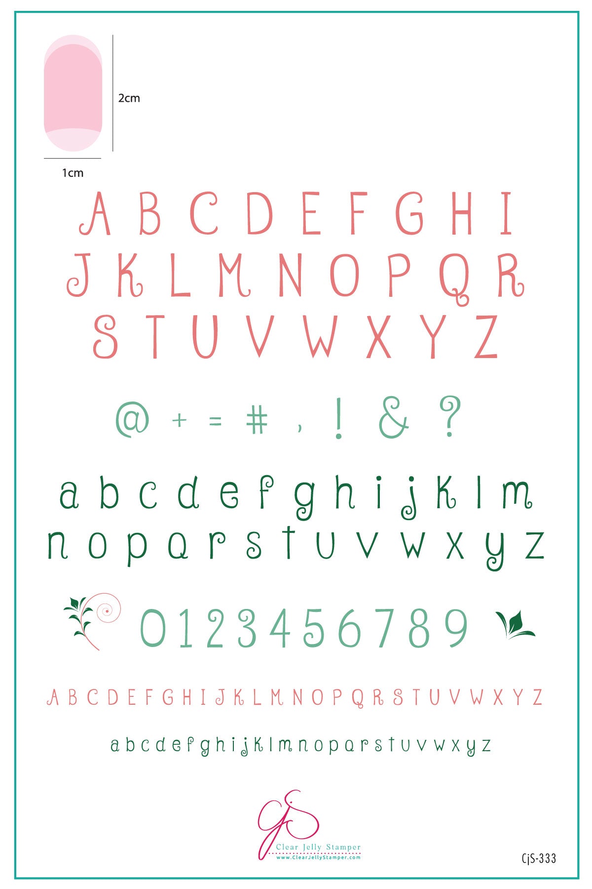 
                  
                    CjS-333 - Alphabet - Jungle Boogie | Clear Jelly Stamping Plate
                  
                