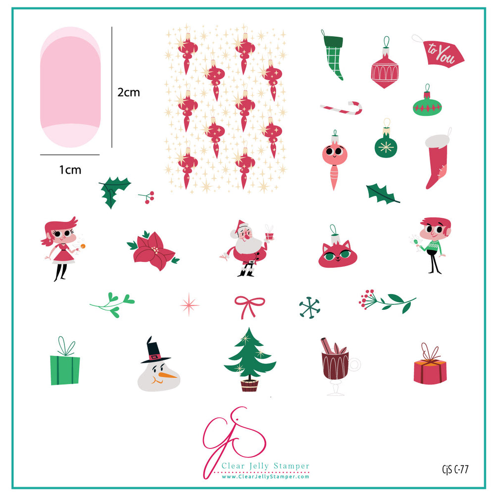 
                  
                    CJSC-077 - Christmas "Future"   |  Clear Jelly StampingStamping Plate
                  
                