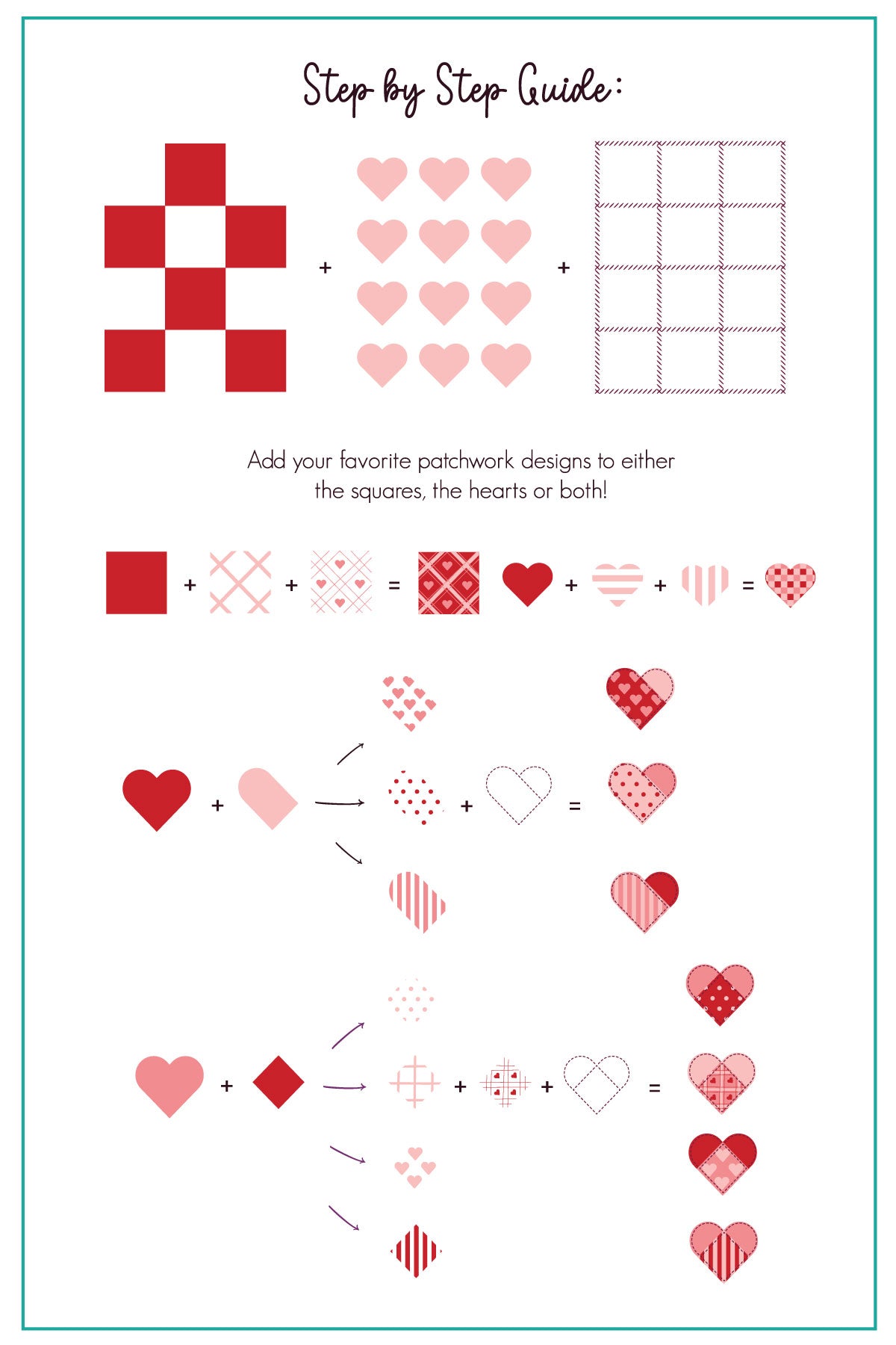 
                  
                    CJSV-48 Patchwork Valentine    | Clear Jelly Stamping Plate
                  
                