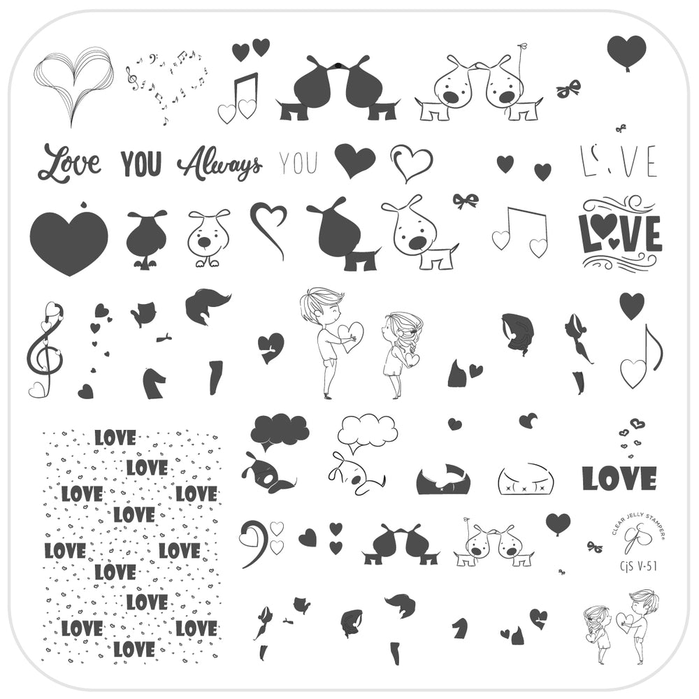 
                  
                    CJSV-51 You're Pawfect | Clear Jelly Stamping Plate
                  
                