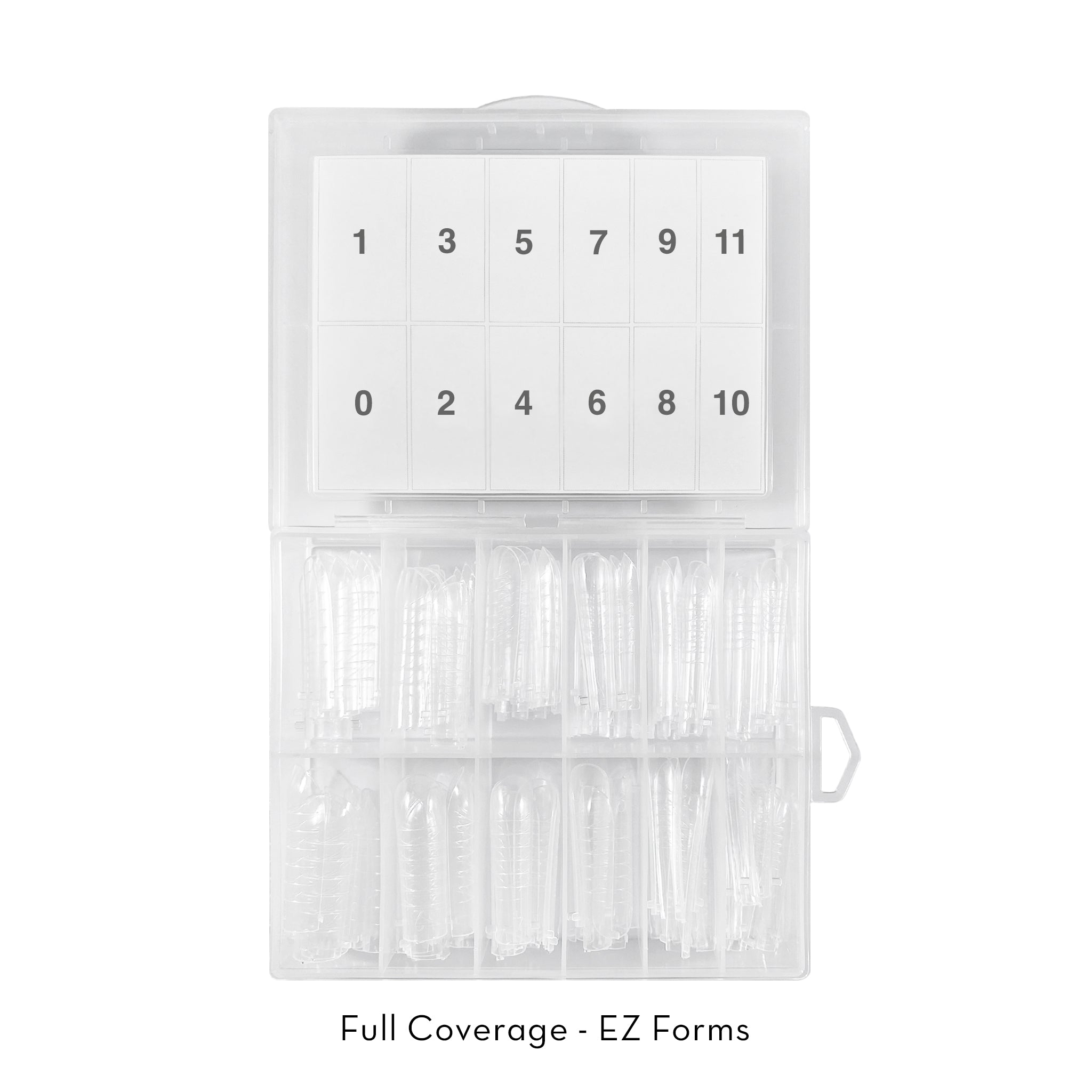 Full Coverage EZ Forms | 120pc Box | EZ Forms by Fuzion – Nail Techniques