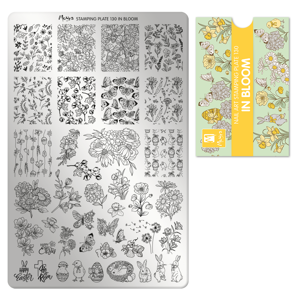 Moyra Stamping Plate 130 - In Bloom