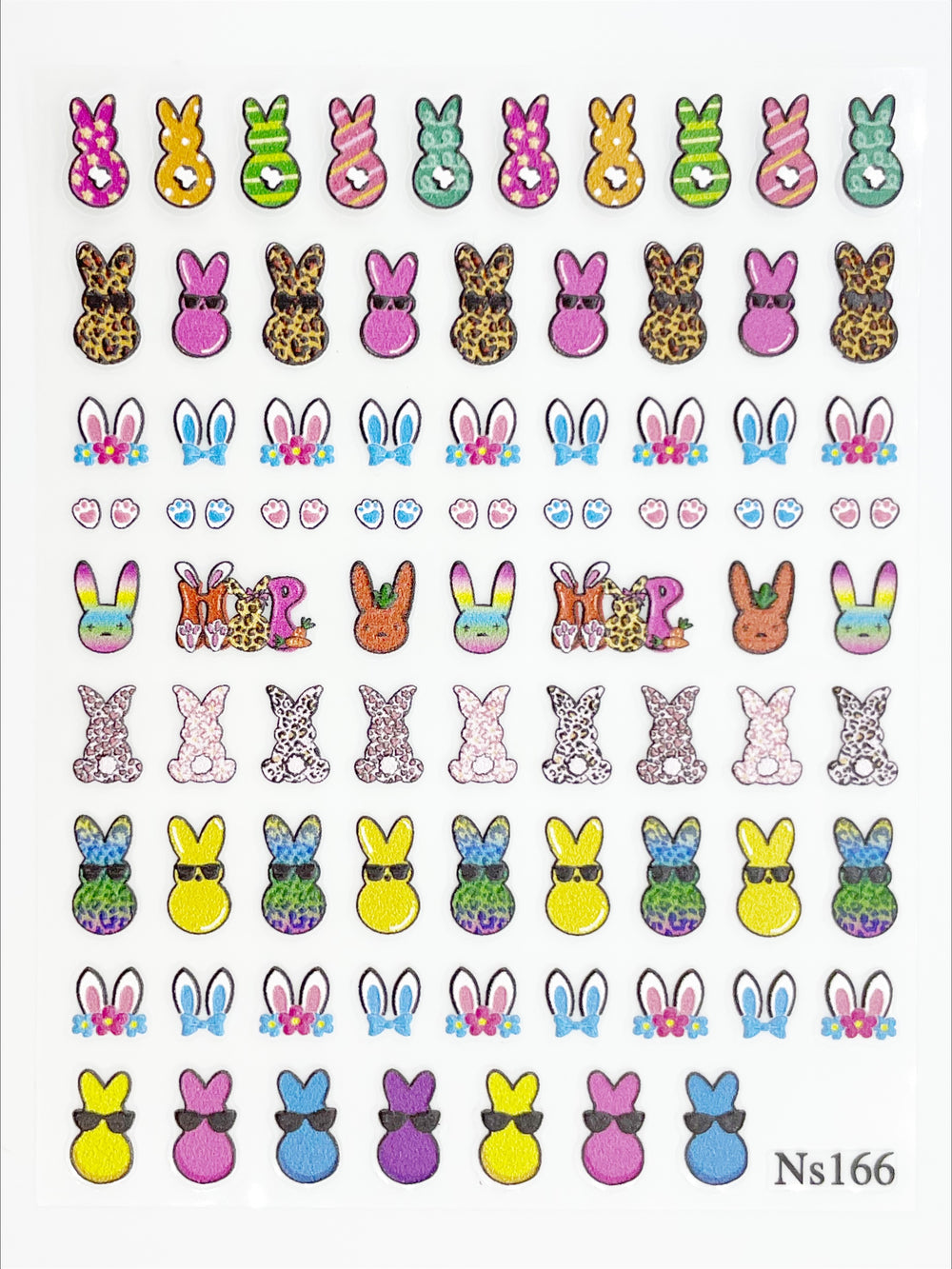 Bunny Peeps Self Adhesive Decals | Lula Beauty