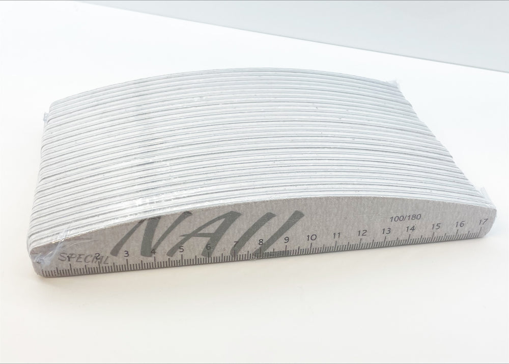 Zebra 100/180 Half Moon Files Ruled