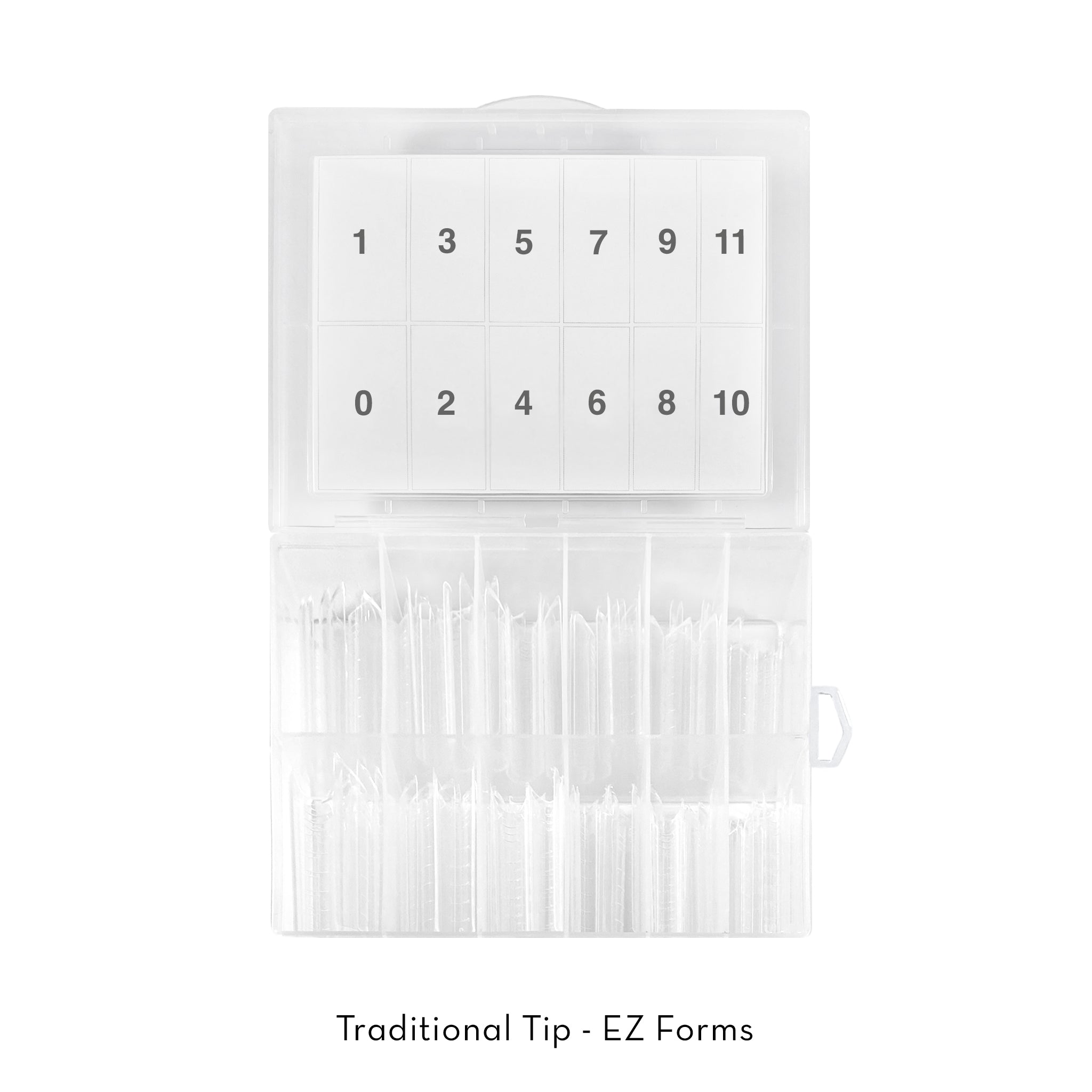 Traditional Tip EZ Forms | 120pc Box | EZ Forms by Fuzion – Nail Techniques