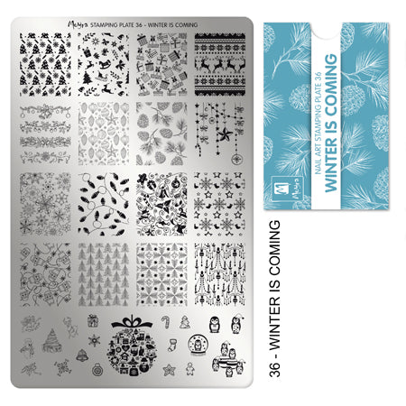 Moyra Stamping Plate 036 - Winter Is Coming