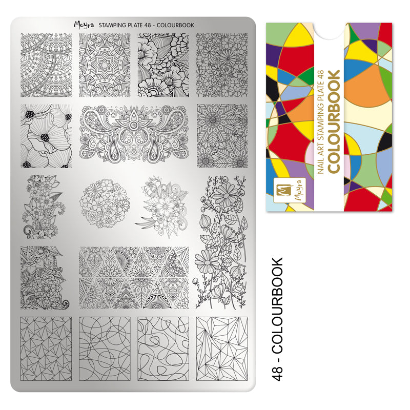 
                  
                    Moyra Stamping Plate 048 - Colourbook
                  
                