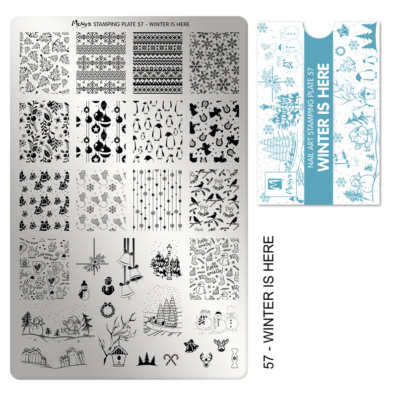 Moyra Stamping Plate 057 - Winter is Here