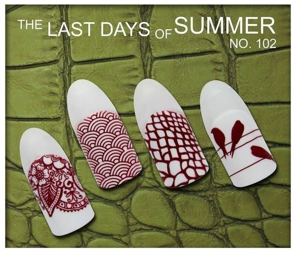 
                  
                    Moyra Mini Stamping Plate 102 - Last Day of Summer
                  
                