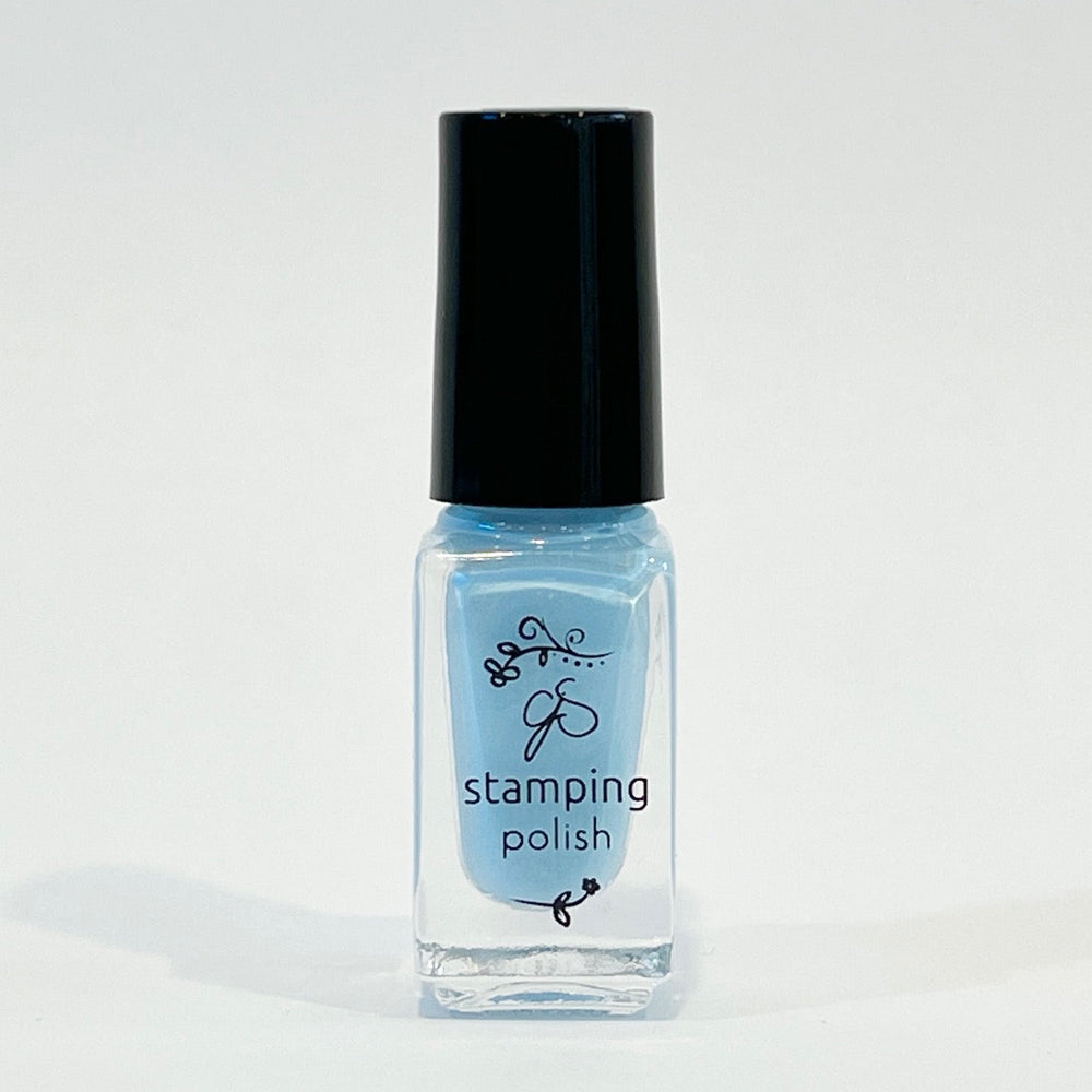 #127 Baby's Got Blue Eyes | Clear Jelly Stamping Polish