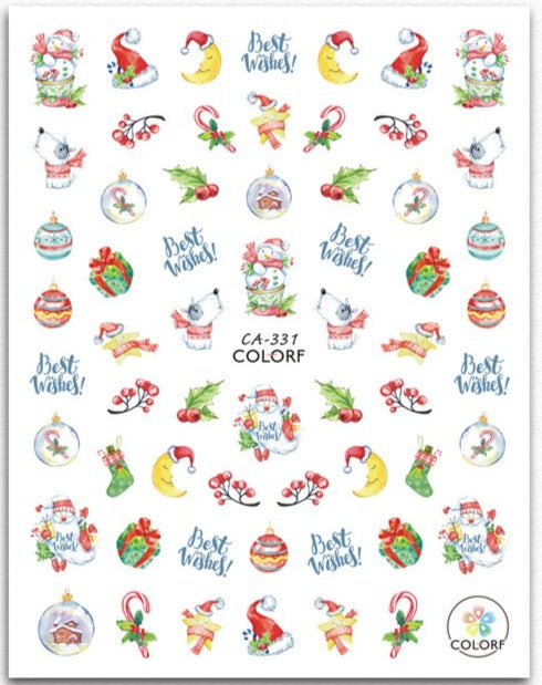 
                  
                    Traditional Christmas Collection | Self Adhesive Decals 6 Designs
                  
                