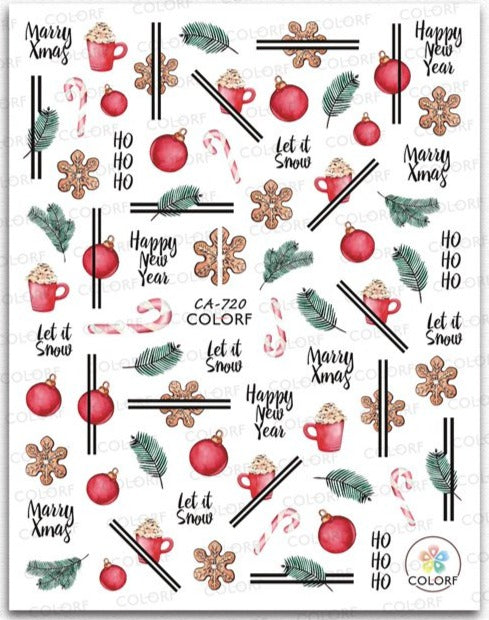 
                  
                    Traditional Christmas Collection | Self Adhesive Decals 6 Designs
                  
                