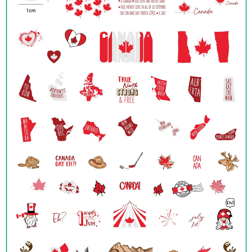 
                  
                    CjS-257 Canada Day  | Clear Jelly Stamping Plate
                  
                