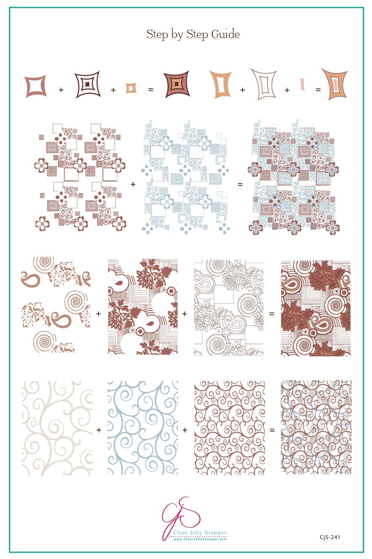 
                  
                    CjS-241 Funky Floral   |  Clear Jelly Stamping Plate
                  
                