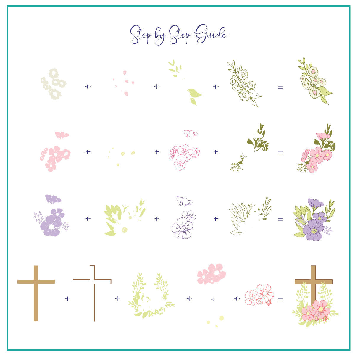 
                  
                    CjSH-88 -Easter Floral |  Clear Jelly Stamping Plate
                  
                