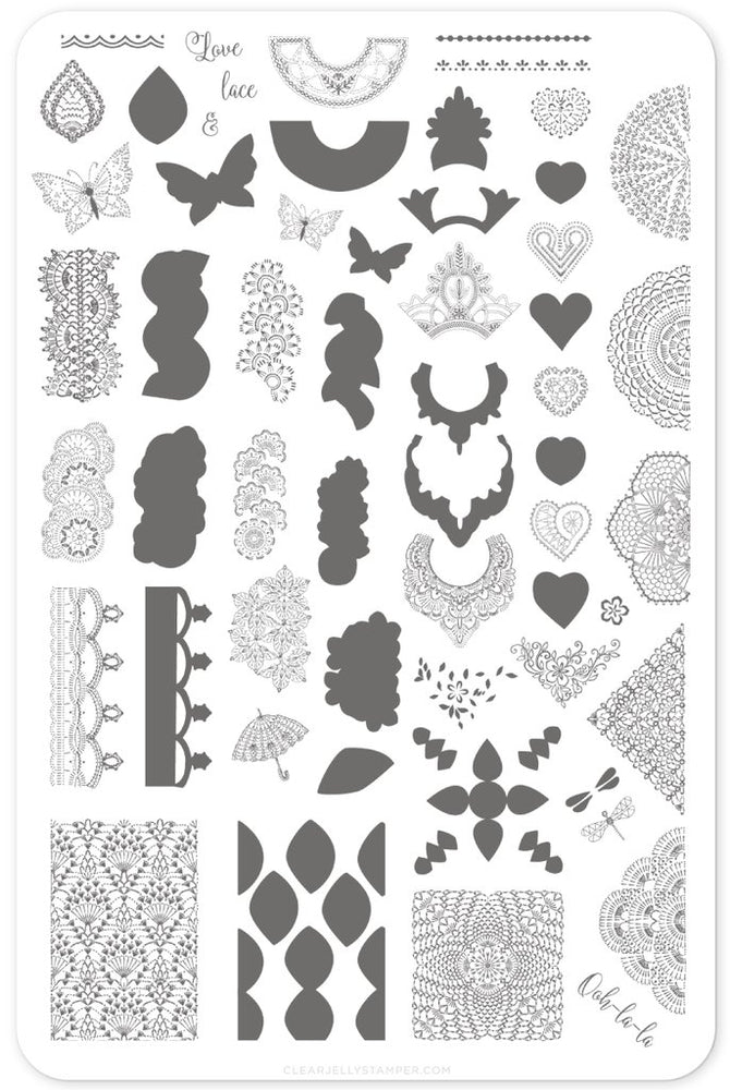 
                  
                    CJSV-13 Frill Seeker | Clear Jelly Stamping Plate
                  
                