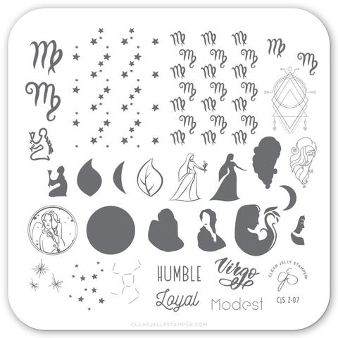 
                  
                    CJSZ-07 Virgo | Clear Jelly Stamping Plate
                  
                