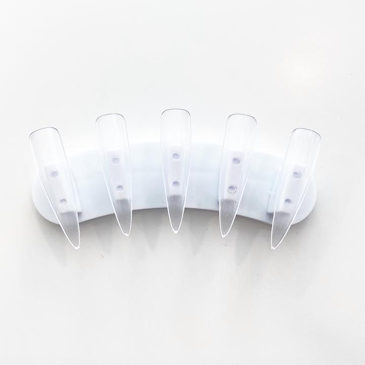 
                  
                    Replacement Nail Tips - Stiletto or Long Coffin CLEAR | Clear Jelly Stamper
                  
                