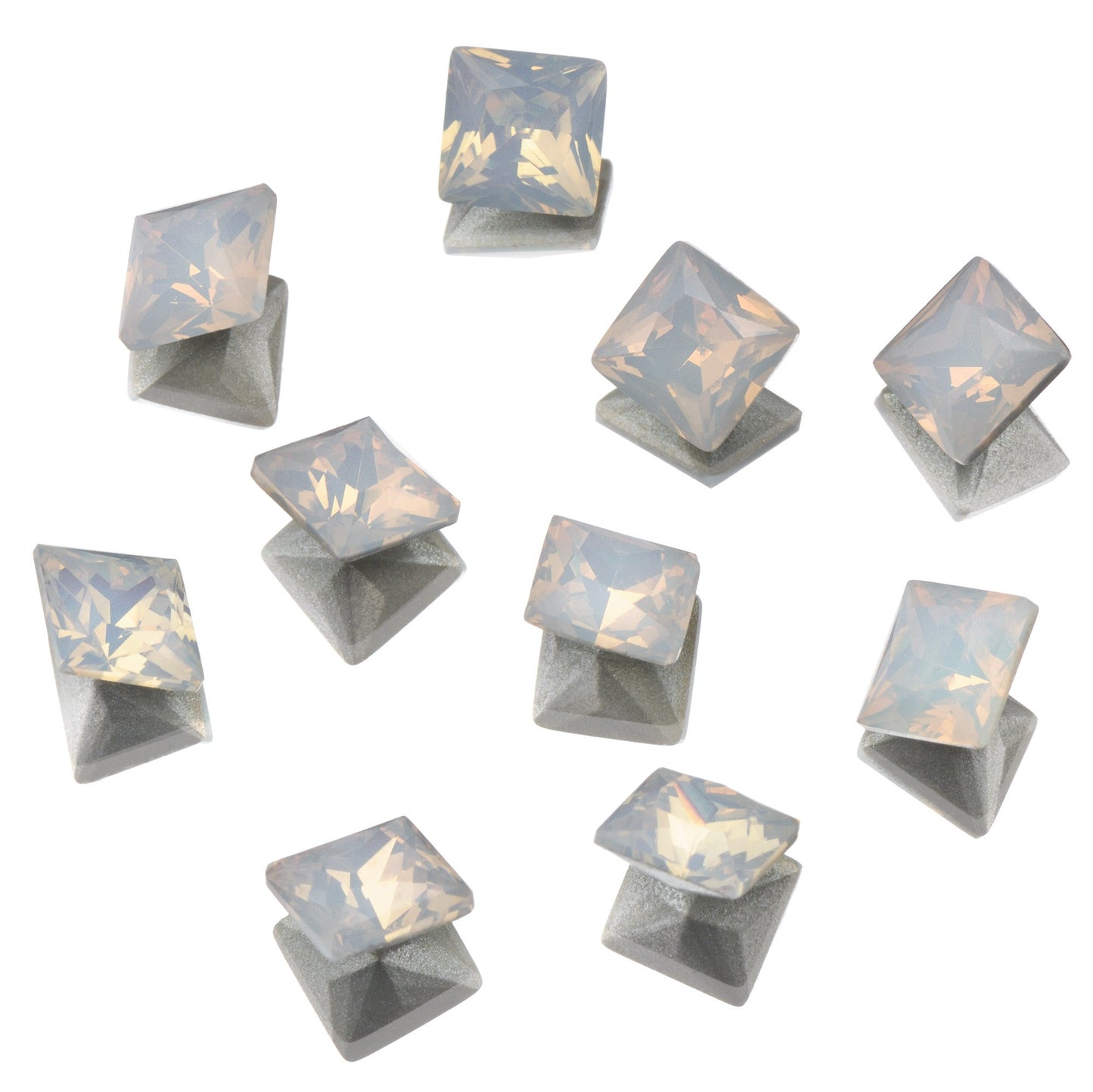 
                  
                    Clear as Mud Crystal Rhinestones ~ Square Assorted Sizes & Colours 10pk | Ugly Duckling
                  
                