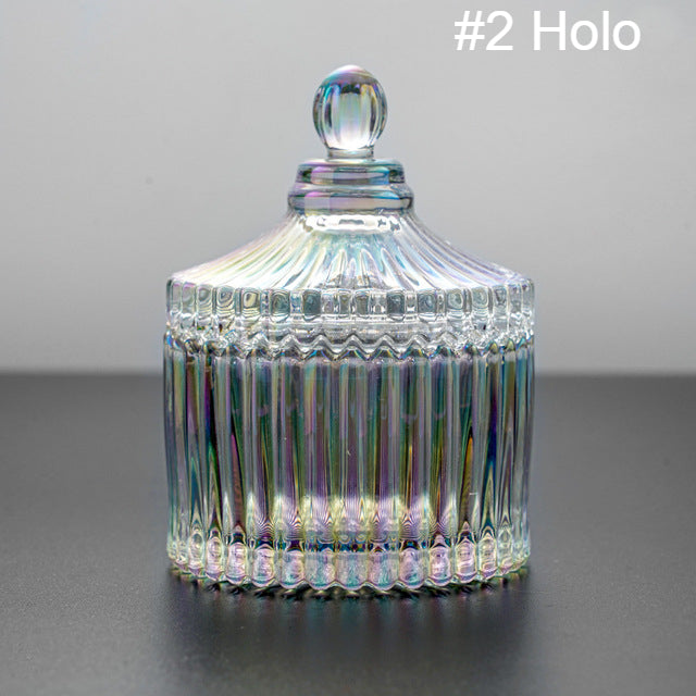 
                  
                    Glass Dishes with Lids ~ Clear, Holo and Rainbow | Desk Essentials
                  
                