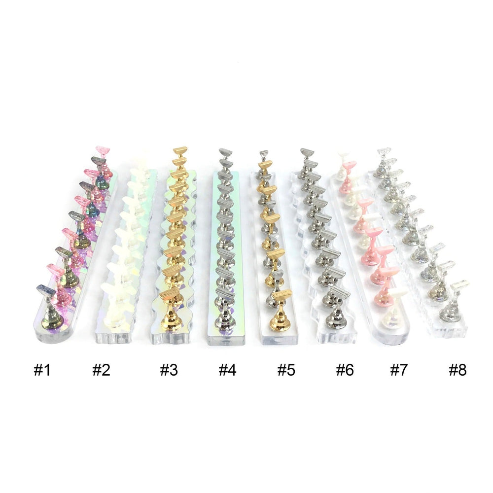 
                  
                    10 Tip Acrylic Display Holders - Assorted Styles and Colours | Lula Beauty
                  
                