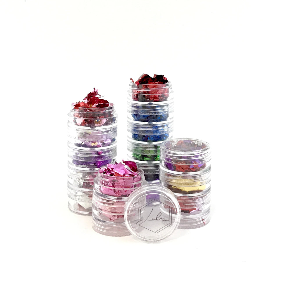 Lula Beauty 2 Pack Foil Flake Stack | 16 Colours