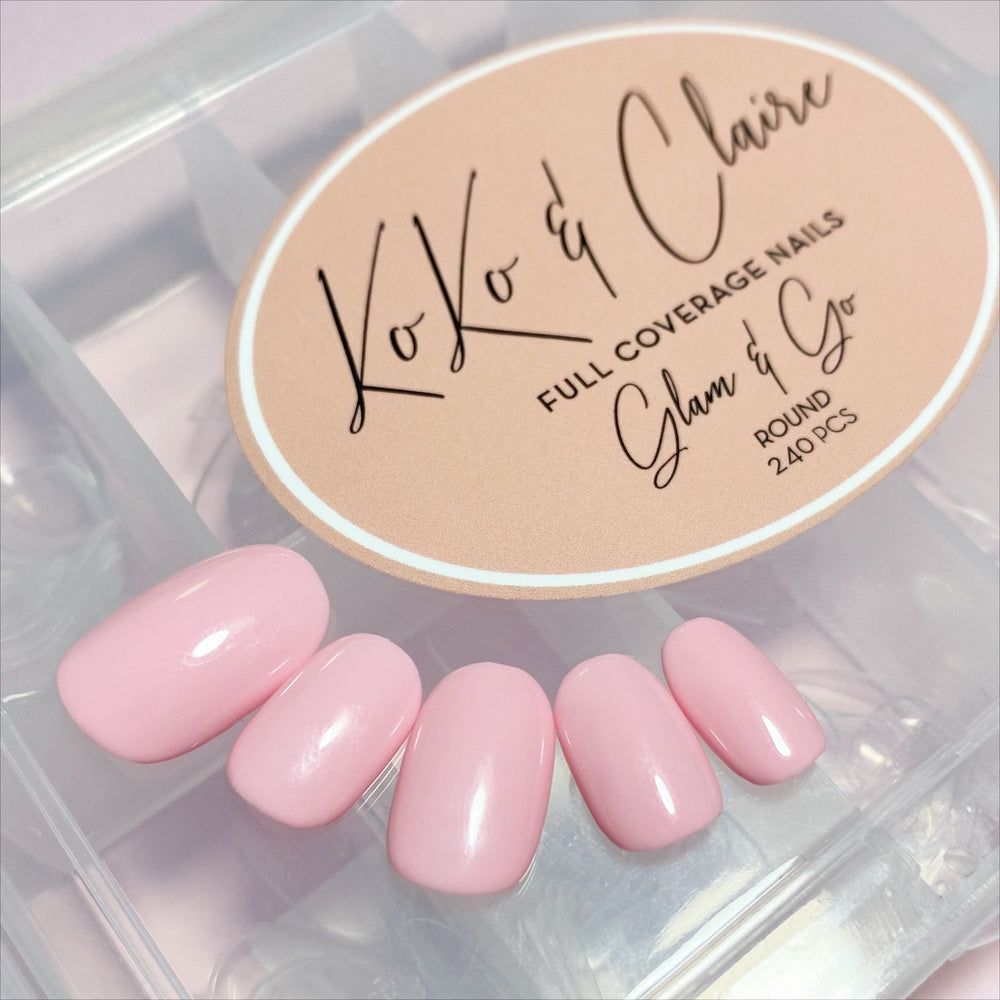 Glam & Go Full Coverage Nails - Round | Koko & Claire