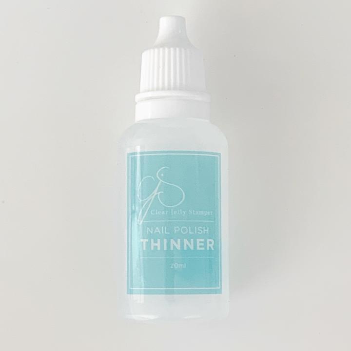 Polish Thinner 20ml | Clear Jelly Stamper