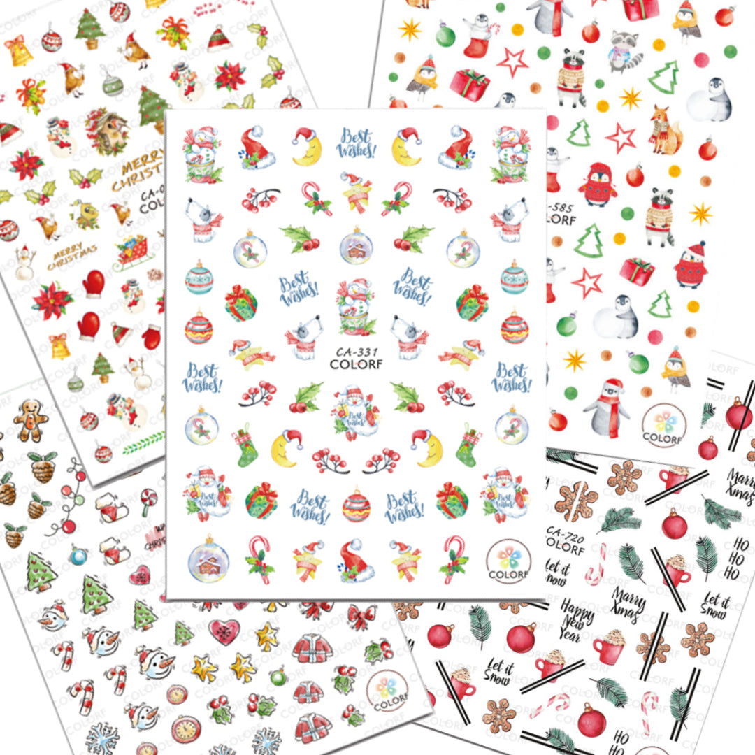 
                  
                    Traditional Christmas Collection | Self Adhesive Decals 6 Designs
                  
                