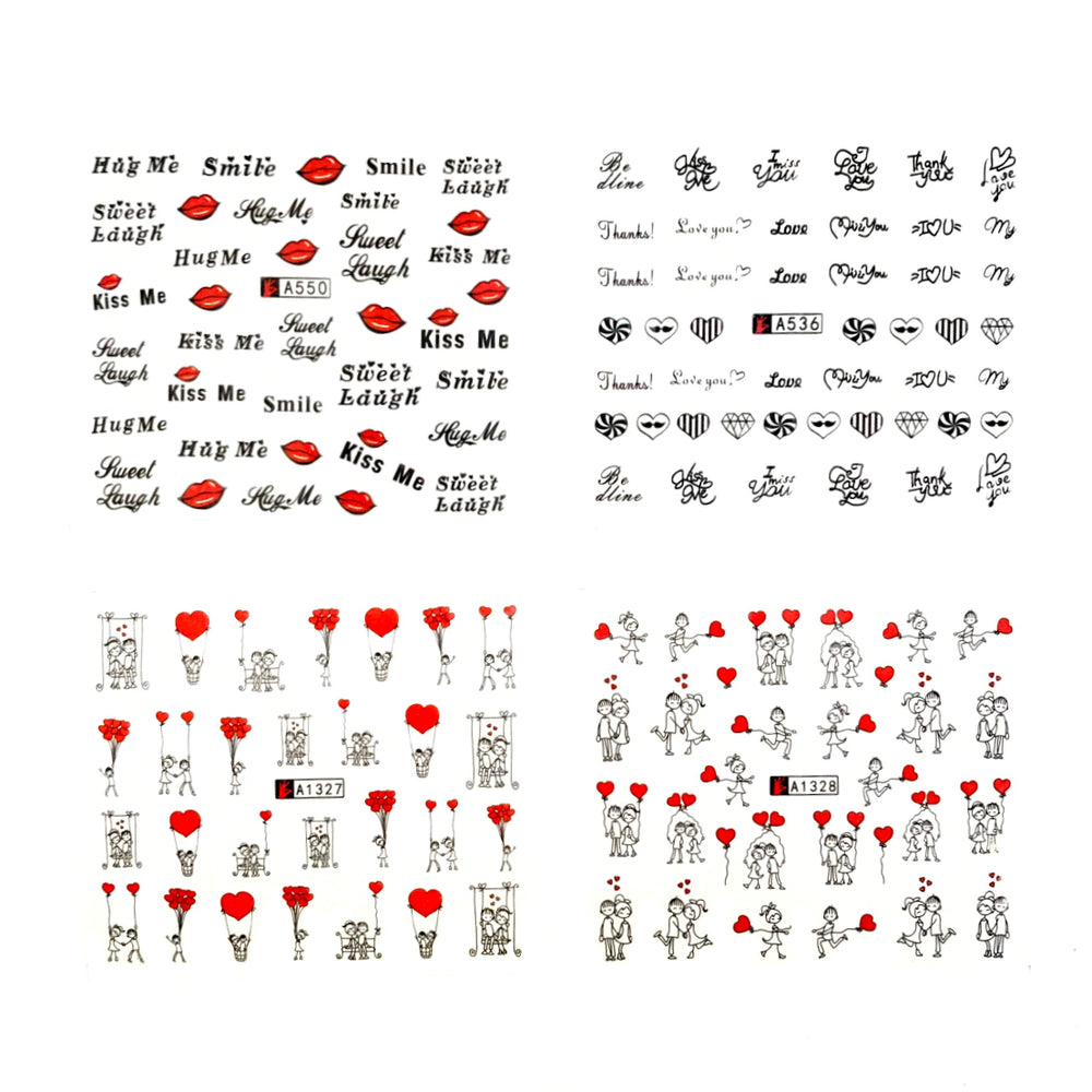 
                  
                    Valentine's Waterslide Decals | Hearts, balloons, messages and more!
                  
                