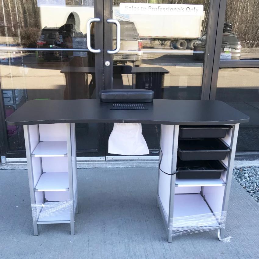 
                  
                    Nail Desk with Fan - Black
                  
                