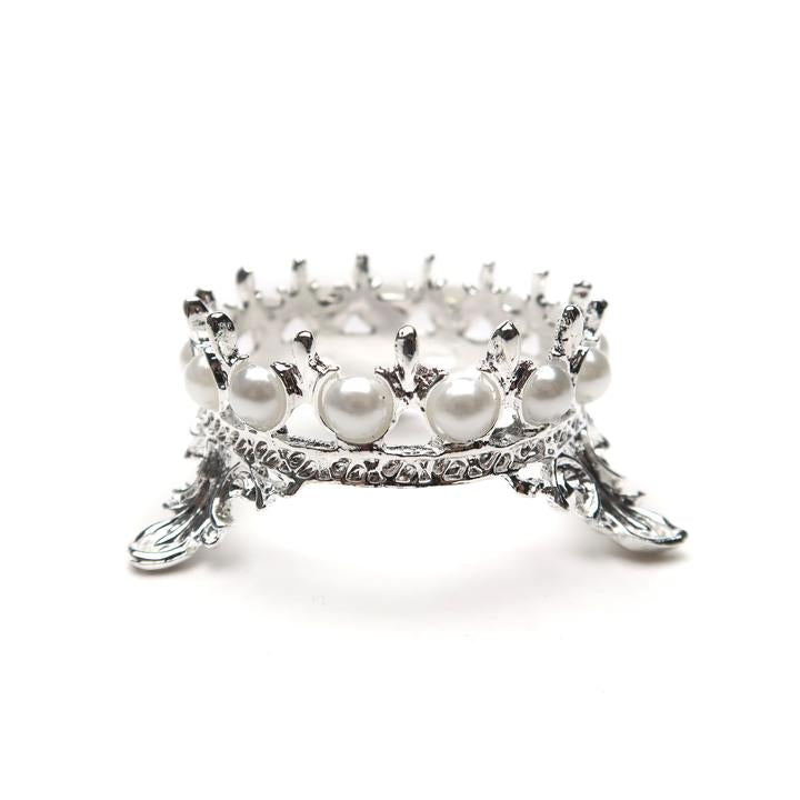 Desk Crown - Silver | Clear Jelly Stamper
