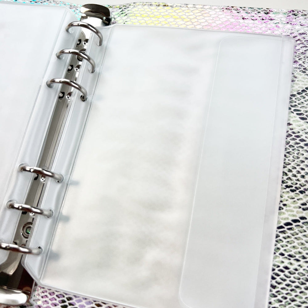 
                  
                    Stamping Plate Storage Binders in Snakeskin and Plaid - Large (14x9) - | Clear Jelly Stamper
                  
                